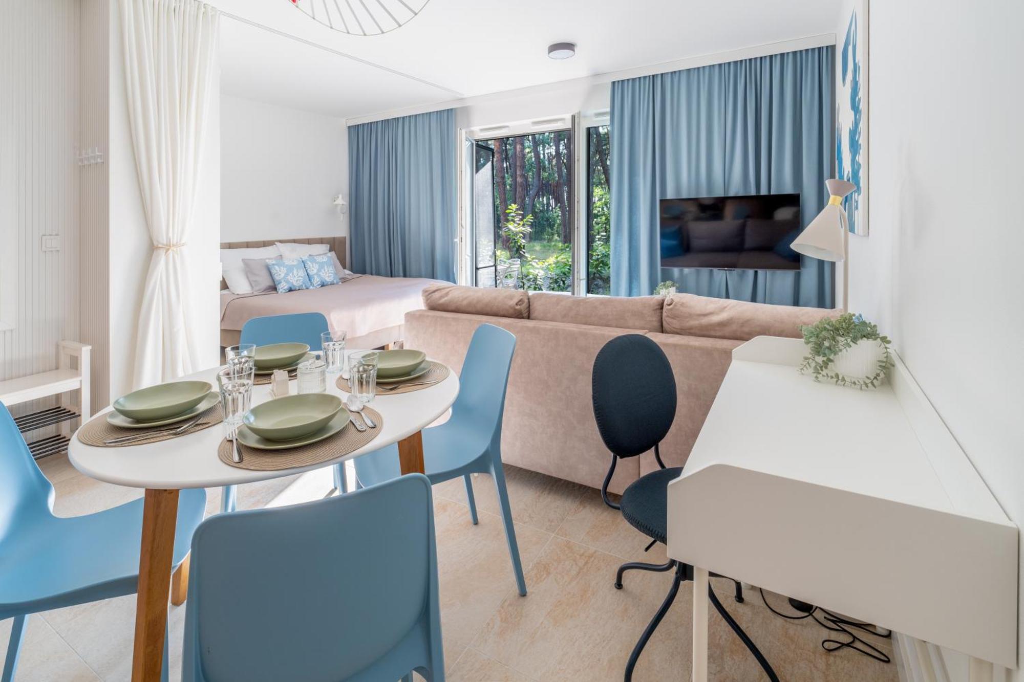Aquamarina Dabki Marina Invest Aparthotel Bagian luar foto