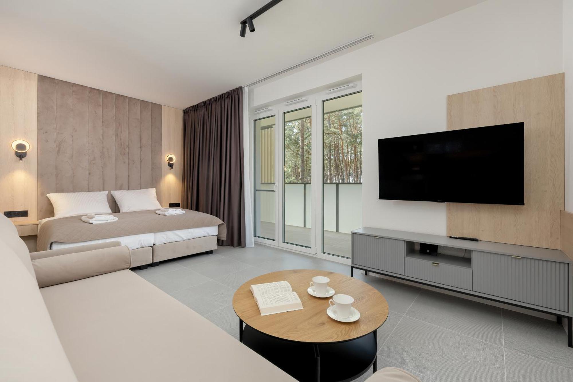 Aquamarina Dabki Marina Invest Aparthotel Bagian luar foto