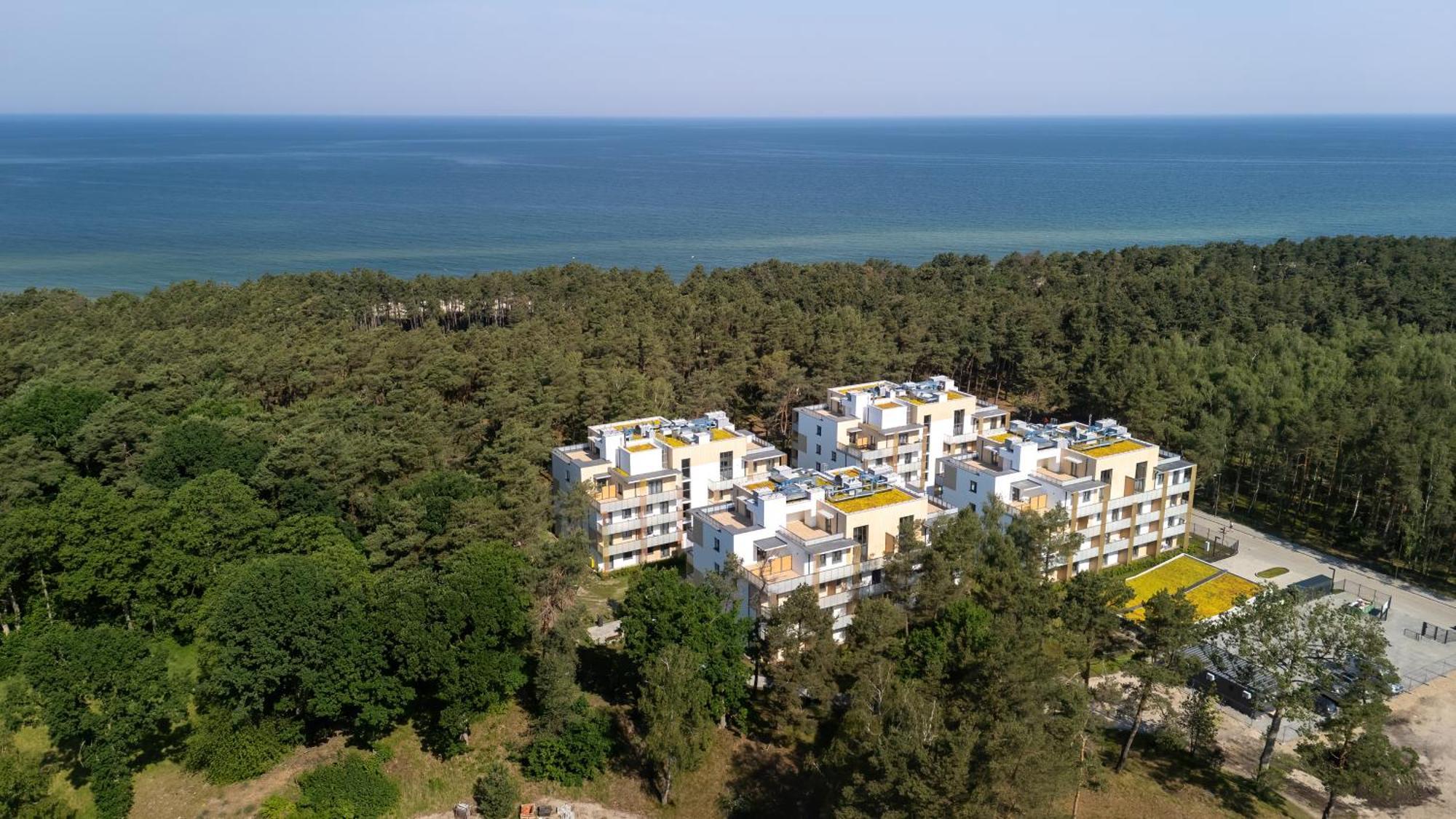 Aquamarina Dabki Marina Invest Aparthotel Bagian luar foto