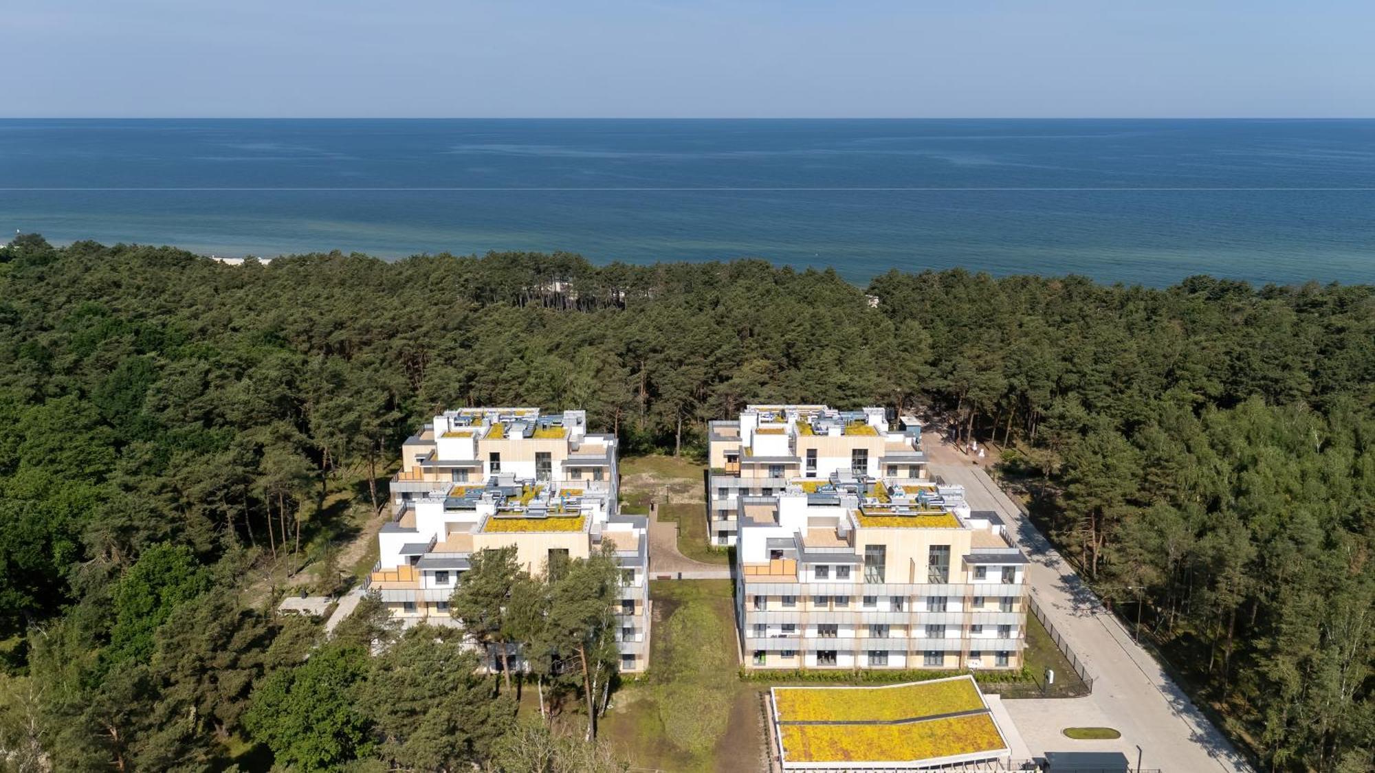Aquamarina Dabki Marina Invest Aparthotel Bagian luar foto