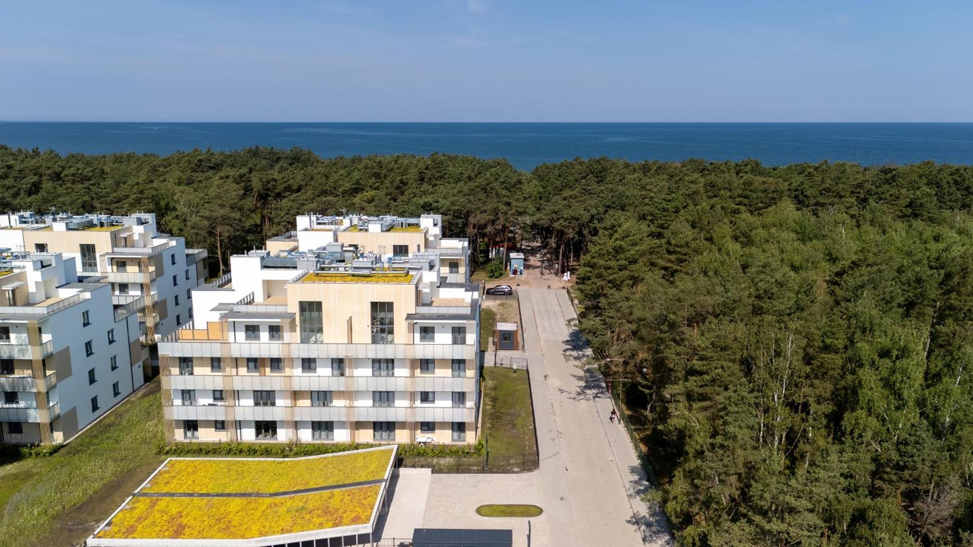 Aquamarina Dabki Marina Invest Aparthotel Bagian luar foto