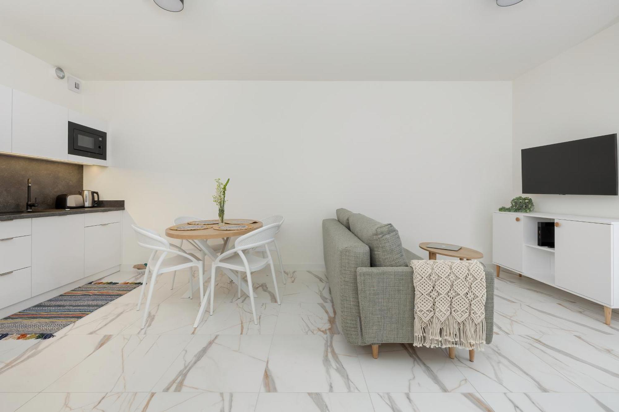 Aquamarina Dabki Marina Invest Aparthotel Bagian luar foto