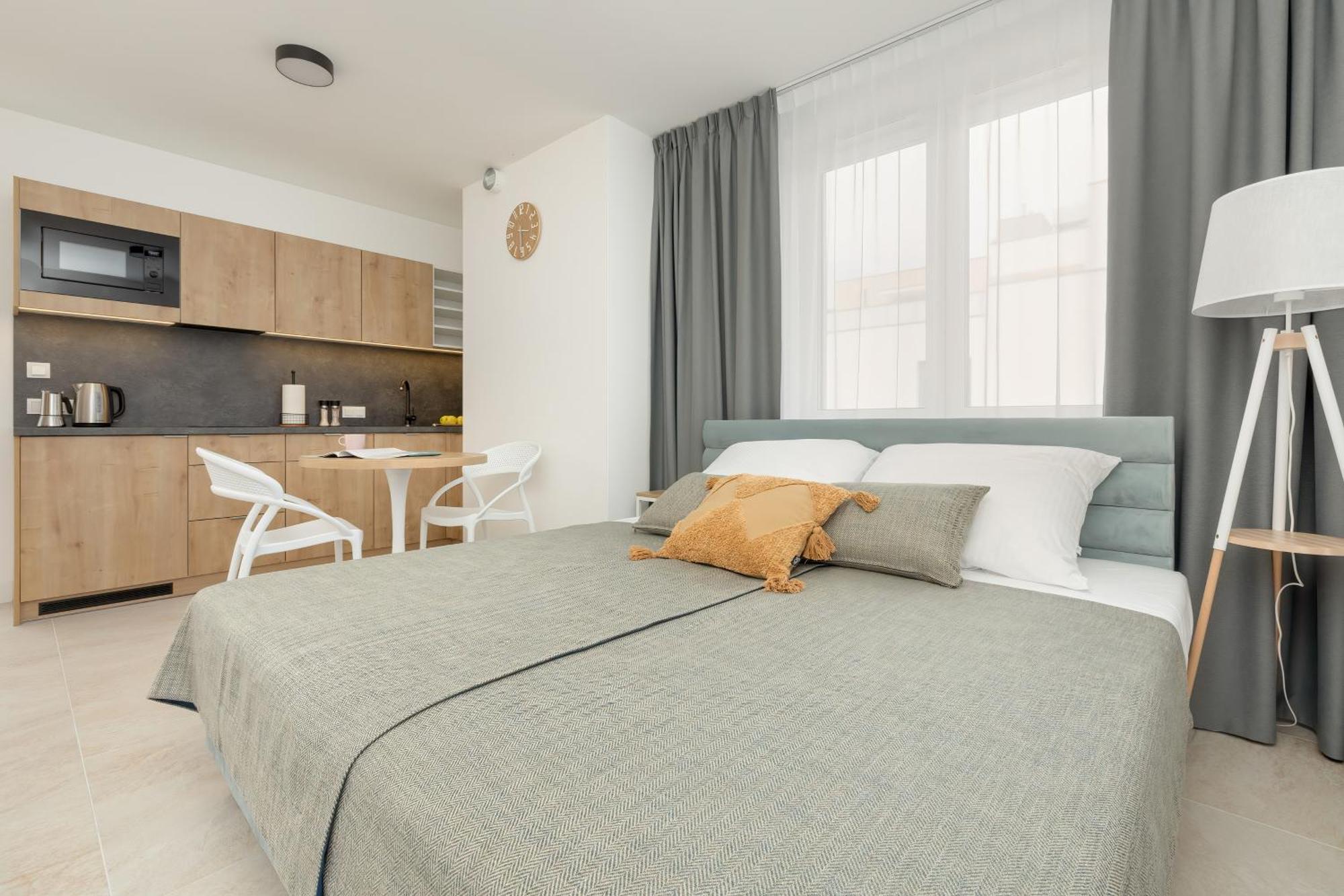 Aquamarina Dabki Marina Invest Aparthotel Bagian luar foto